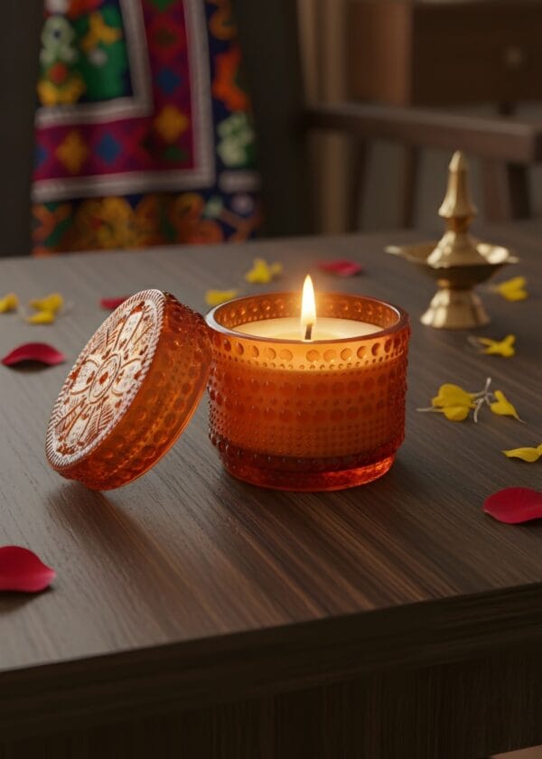 Amber Glow Candle