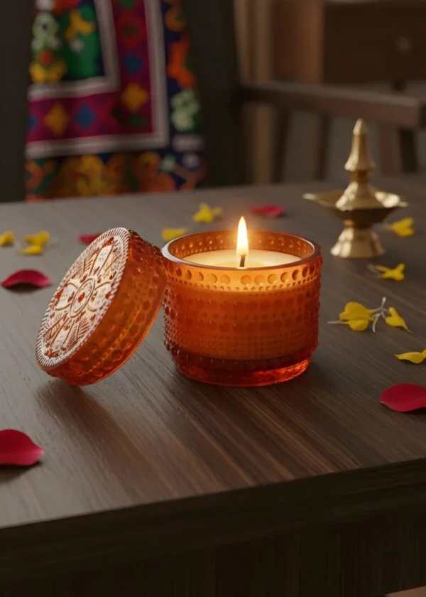 Amber Glow Candle