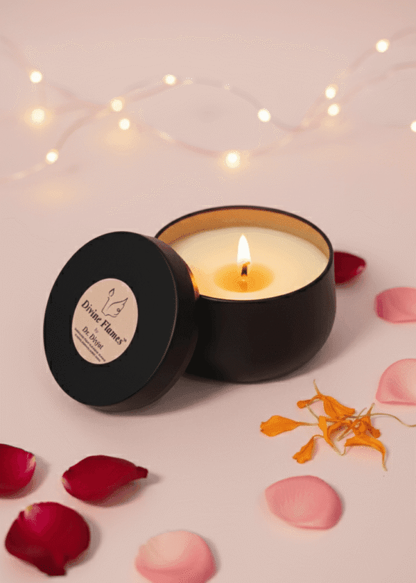 Black Matte Tin Candle