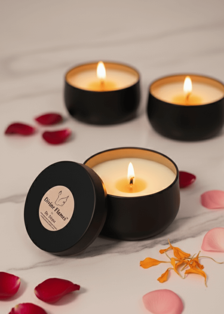 Black Matte Tin Candle Black Matte Tin Candle - Image 2