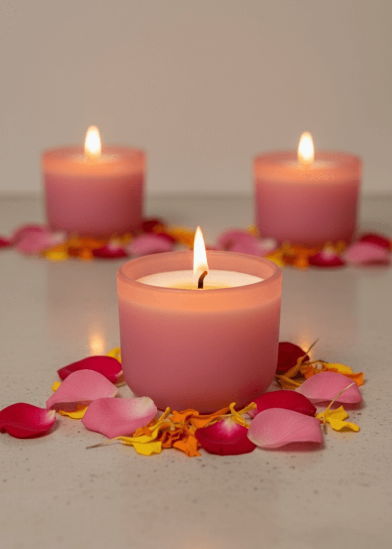 Cute Matte Glass Votive Candle Cute Matte Glass Votive Candle - Image 2