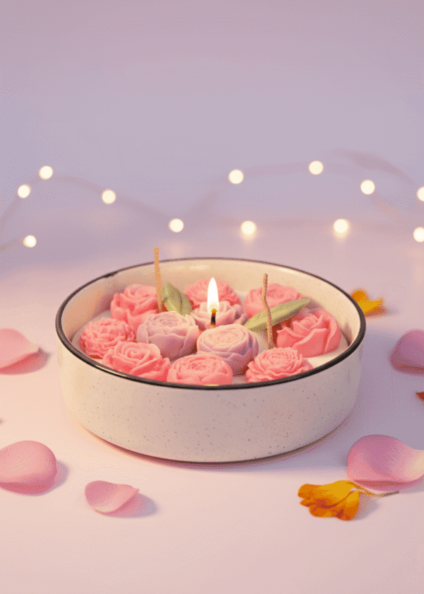 Ceramic Round Candle