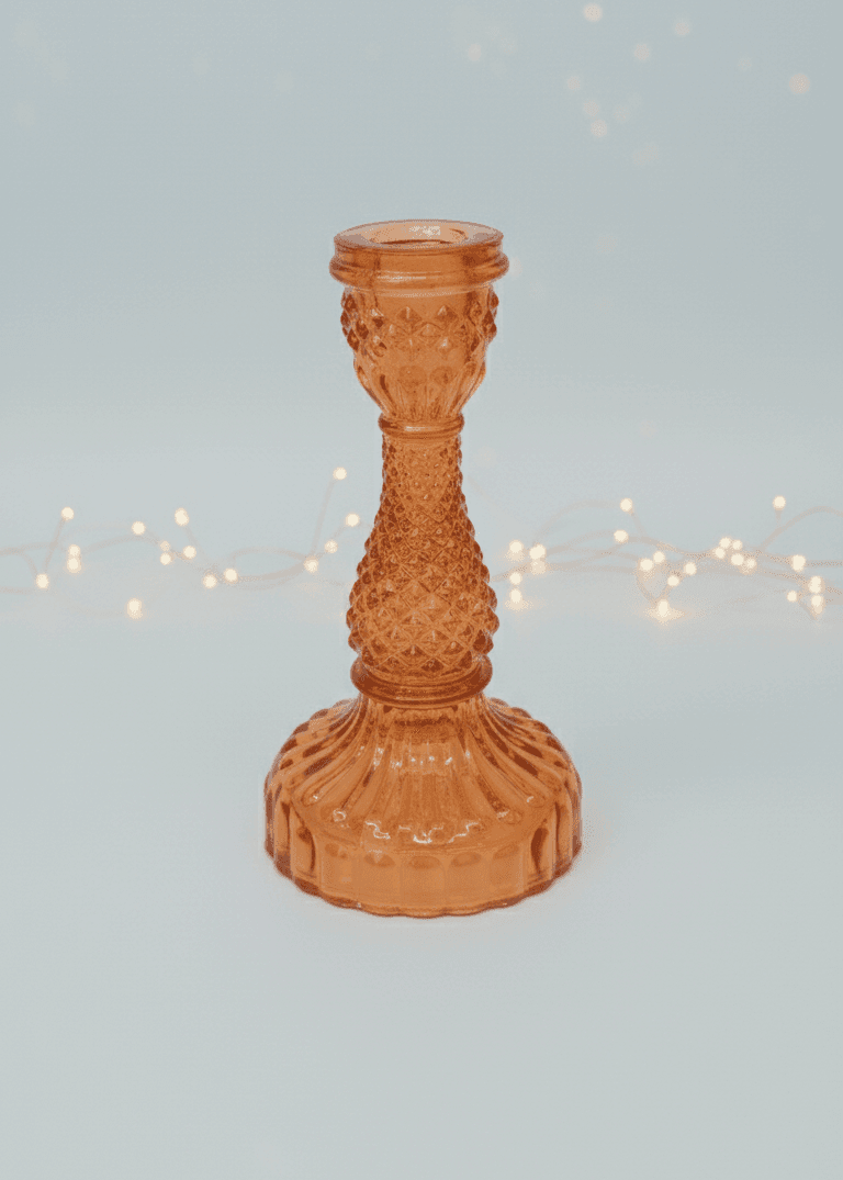 Crystal Candle Stand [Set of 2]