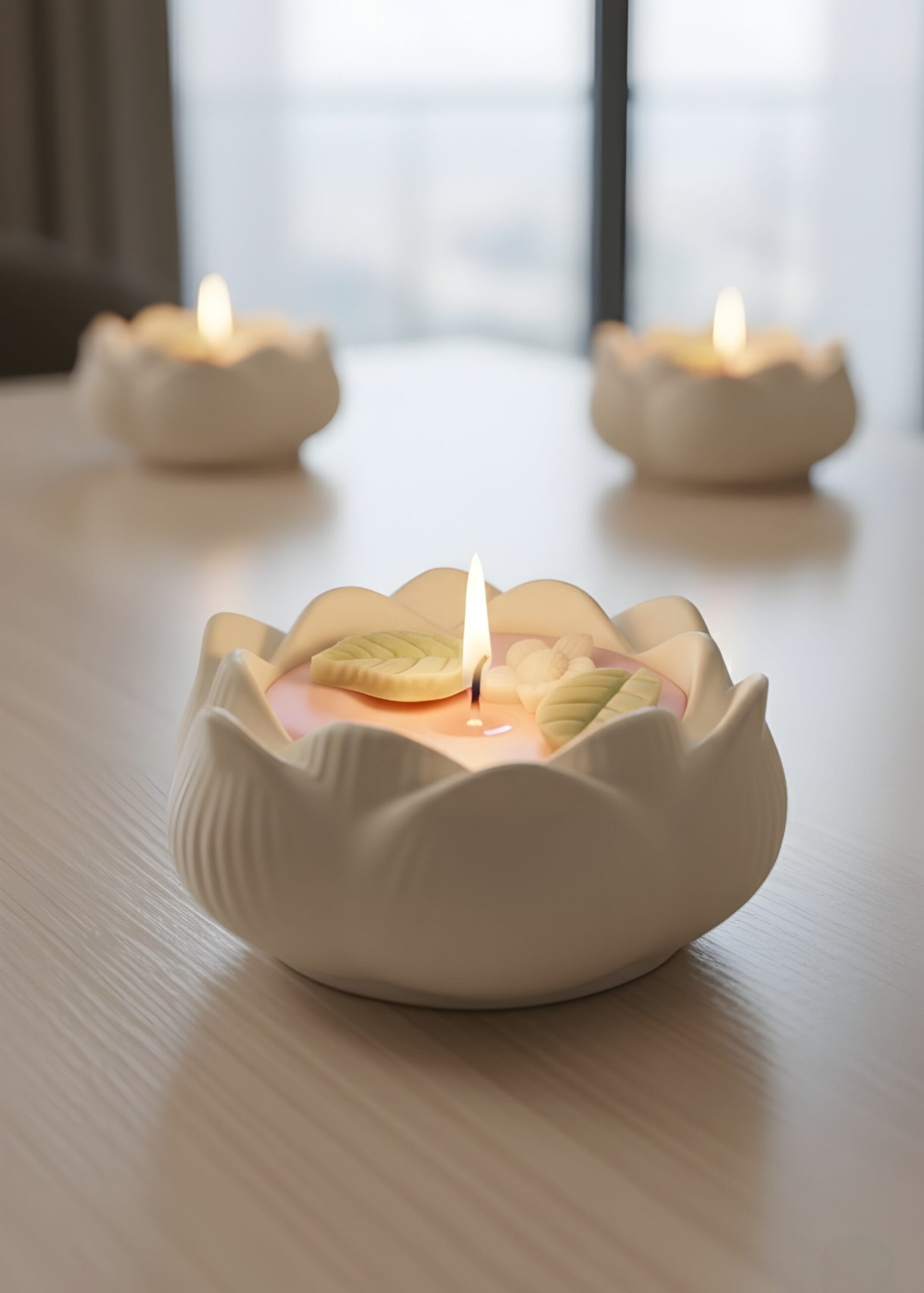 Lotus Container Candle Lotus Container Candle - Image 2