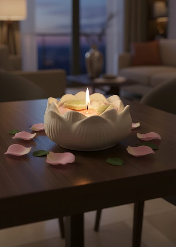 Lotus Container Candle