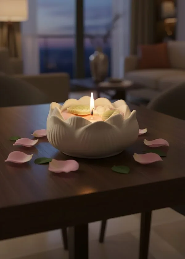 Lotus Container Candle