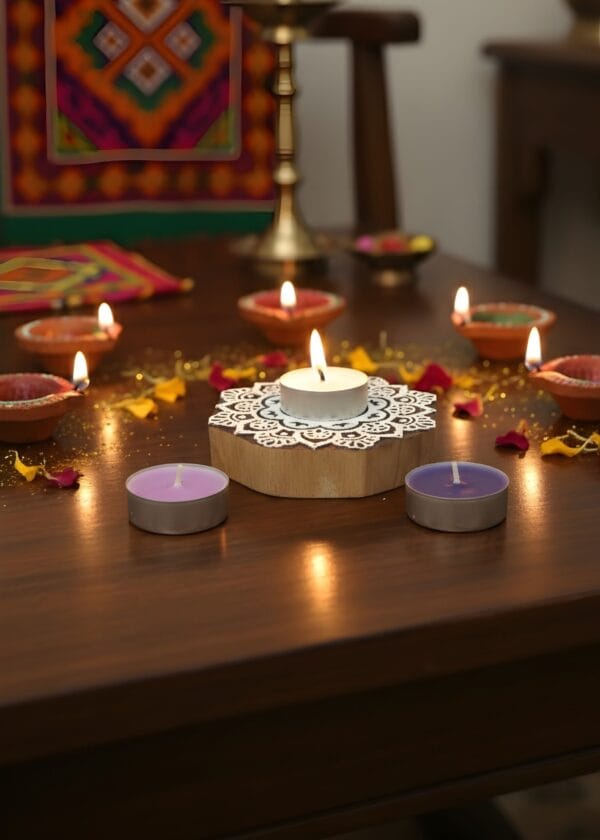 Mandala Glow Candle