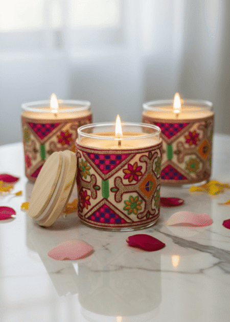 Phulkari Candle - Image 2