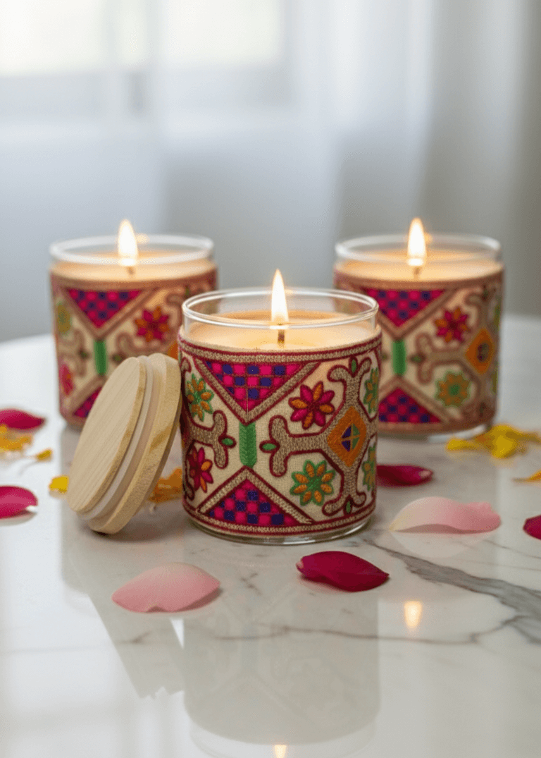 Phulkari Candle Phulkari Candle - Image 2
