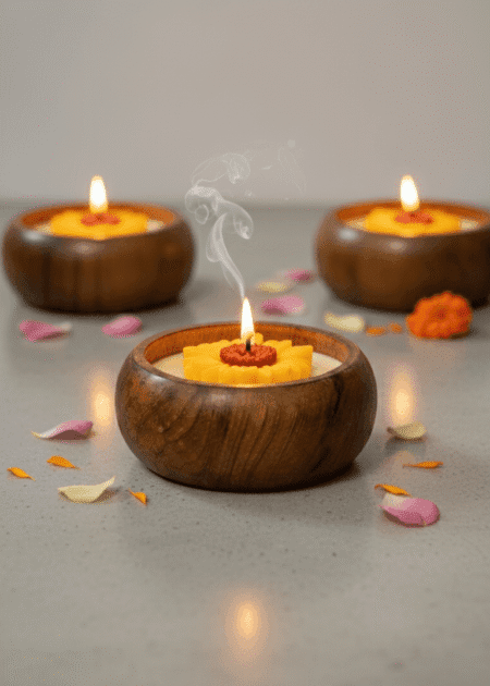 Rustic Glow Candle - Image 2