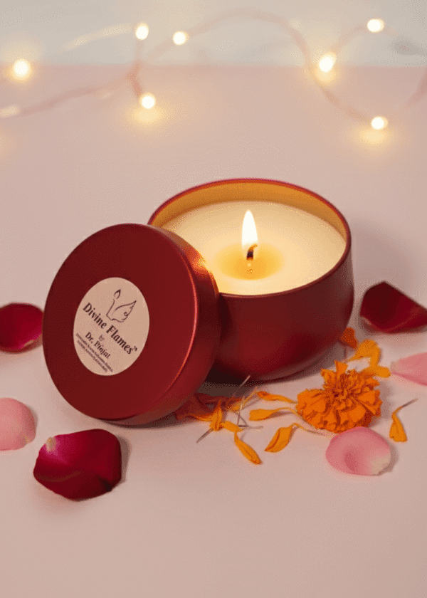 Red Matte Tin Candle