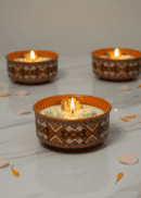 Warli Succulent Glow Candle