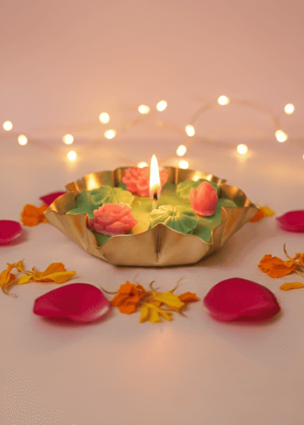 Seven Petal Lotus Glow Candle