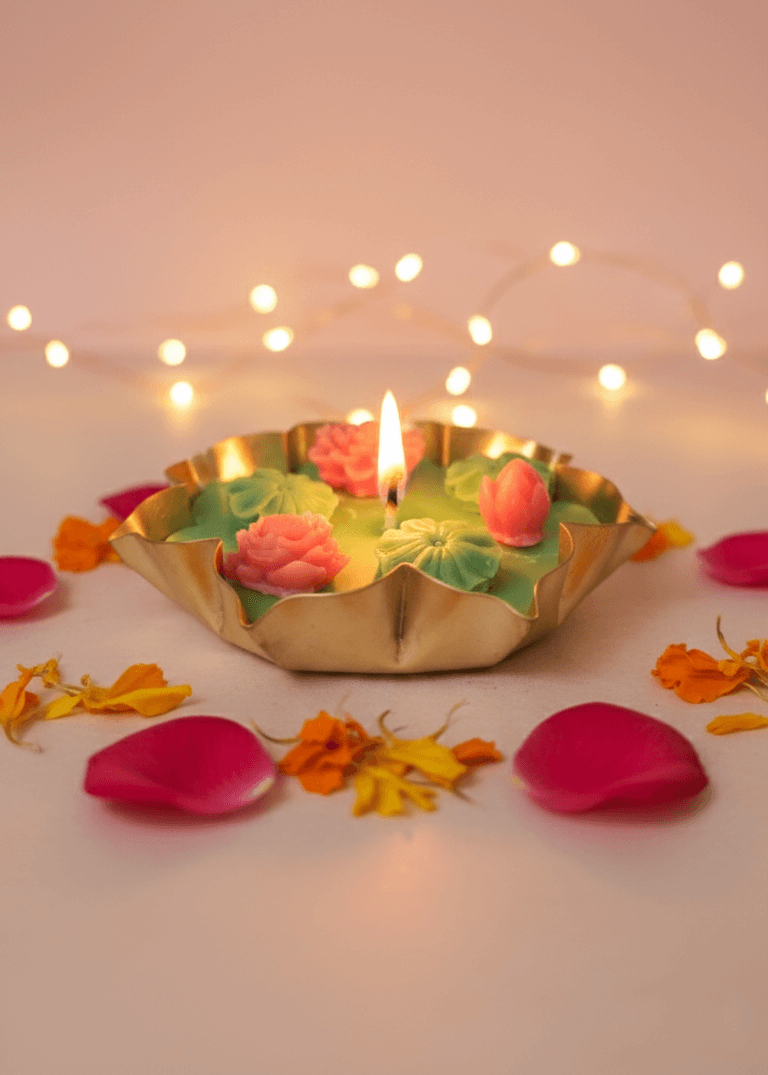 Seven Petal Lotus Glow Candle Seven Petal Lotus Glow Candle