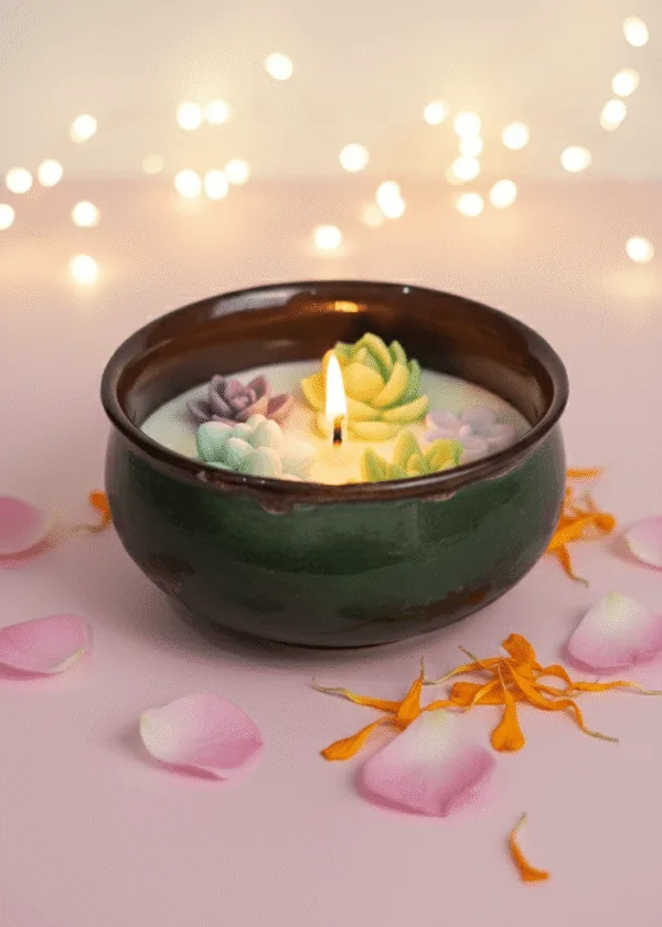 Succulent Serenity Candle