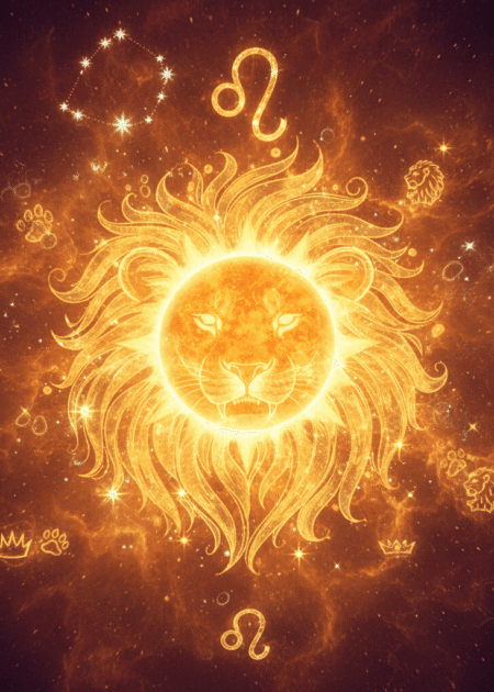 Leo Zodiac Marble Glass Candle - Image 3