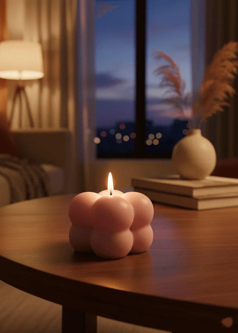 Bubble SMALL Candle [Set of 4]