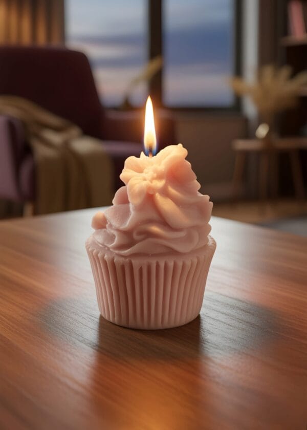 Blossom Cupcake Candle [Set of 4]
