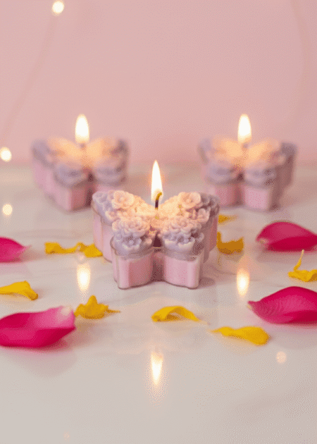 Butterfly Glow Tealight Candle [Set of 6] - Image 2