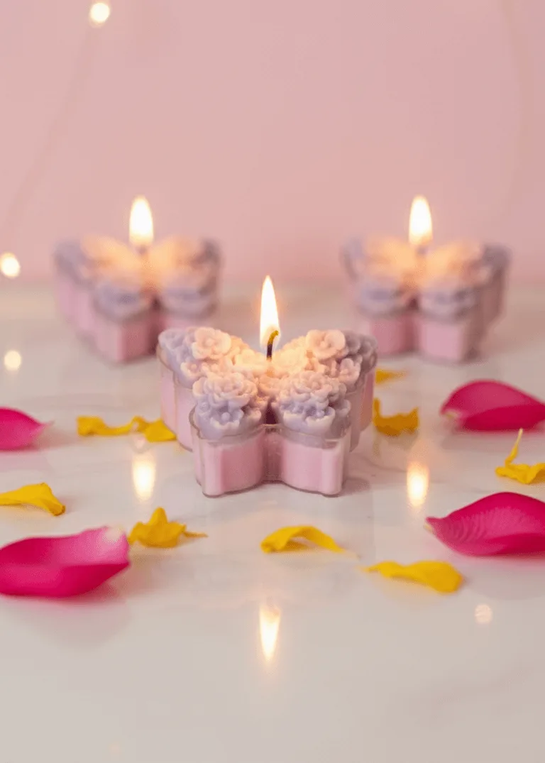 Butterfly Glow Tealight Candle [Set of 6] - Image 2