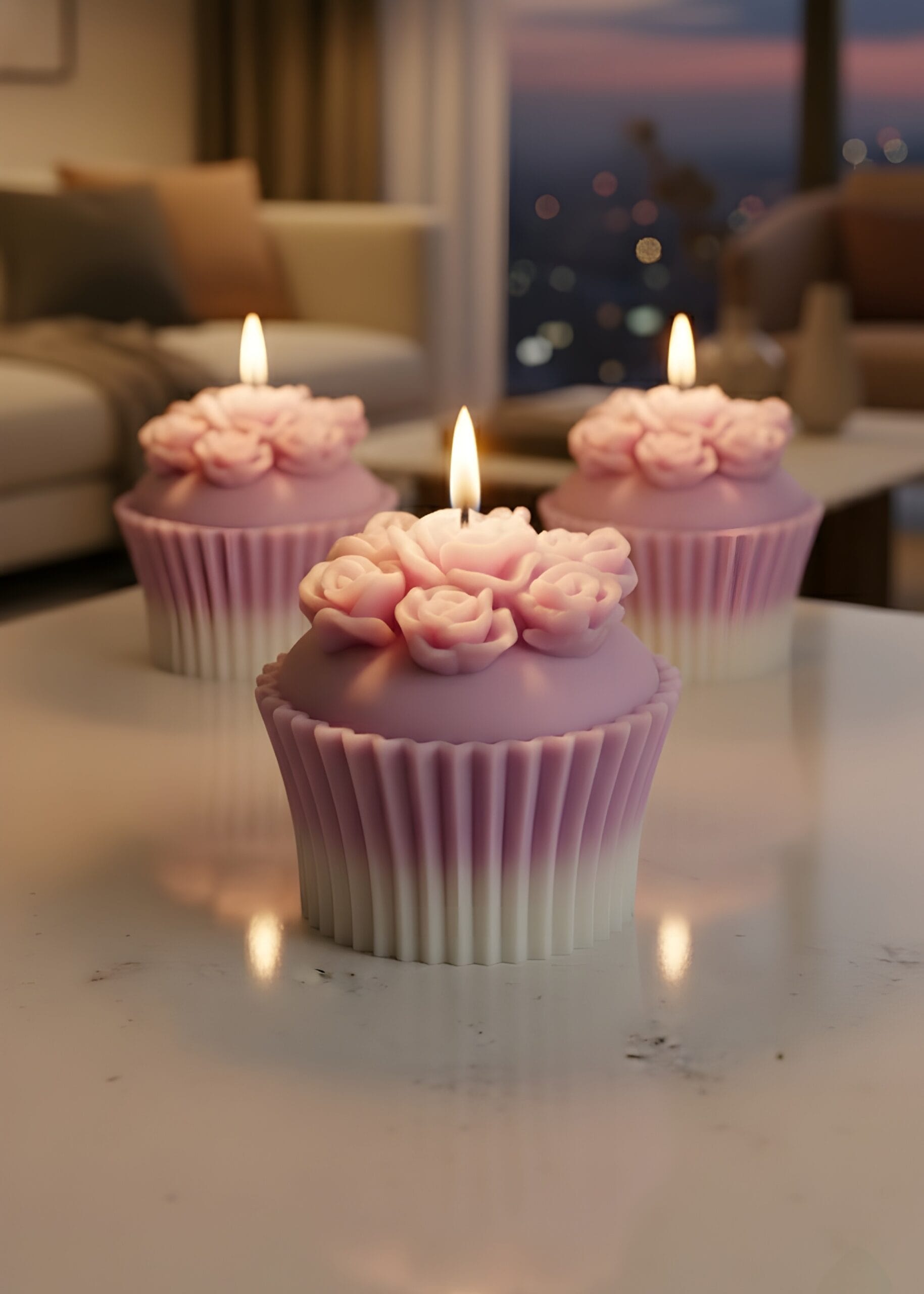 Cupcake Blossom Candle Cupcake Blossom Candle - Image 2