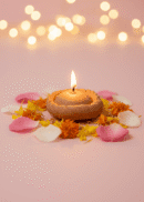 Chandrakala Delight Candle [Set of 4]