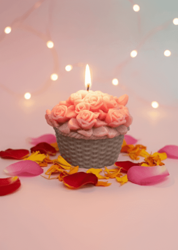 Flower Basket RKG Candle