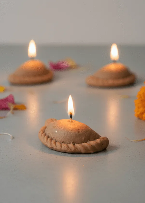 Gujia Delight Candle [Set of 4]