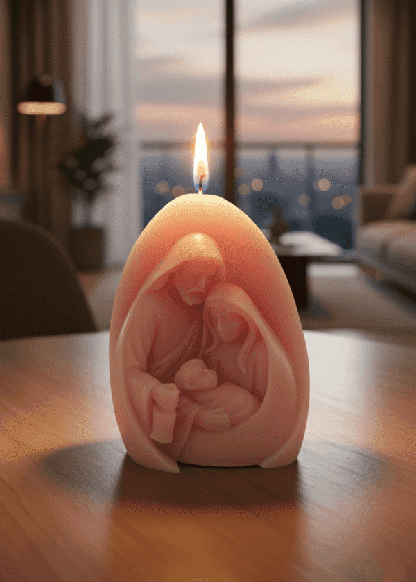 Holy Family Candle