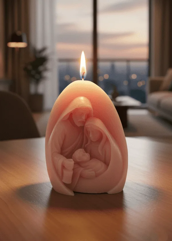 Holy Family Candle