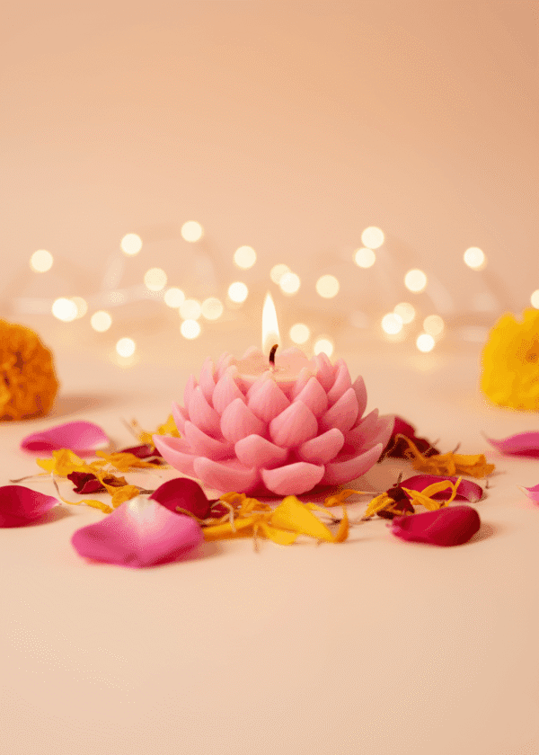 Lotus Flower Candle