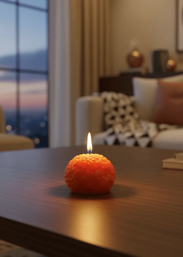 Moti Choor Laddu Candle [Set of 4]