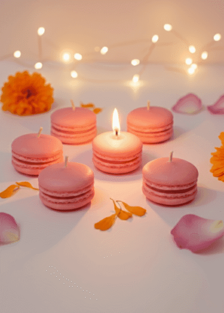 Macaron Delight Candles [Set of 6]