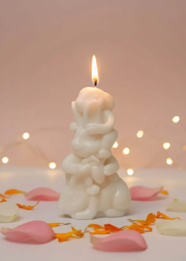 Naughty Rabbit Family Candle