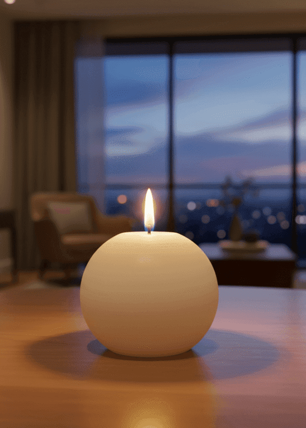 Rasgulla Delight Candle [Set of 4]