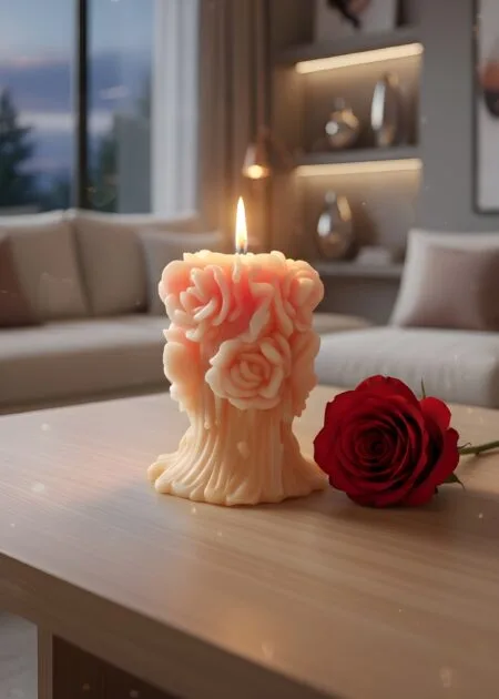 Rosewood Charm Candle