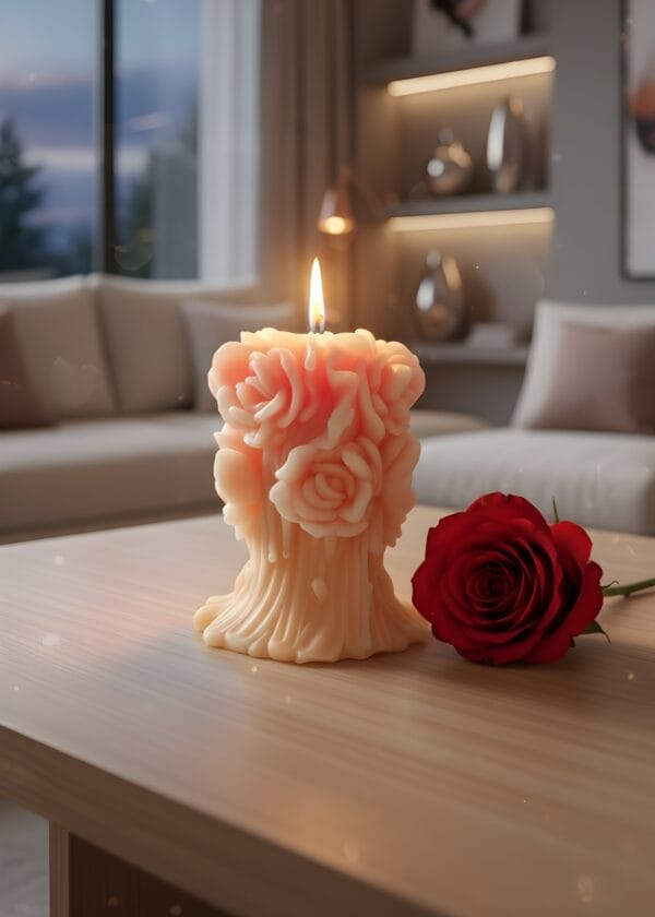 Rosewood Charm Candle