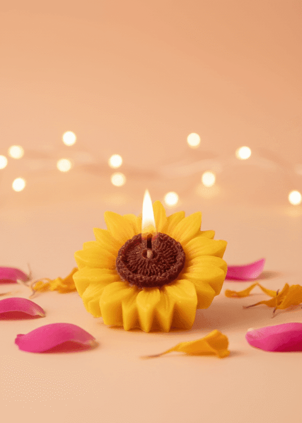 Sunny Bloom Candles [Set of 4]