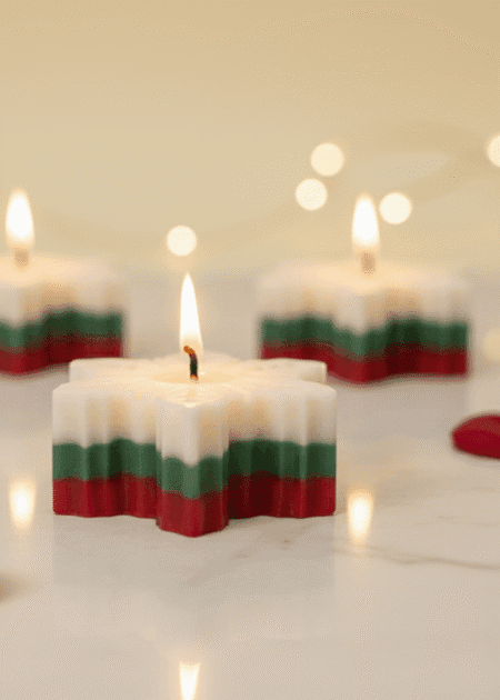 Snowflake Candle - Image 2