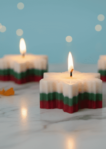 Snowflake Candle - Image 4