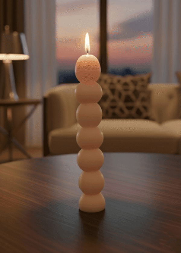 Seven Sphere Pillar Candle