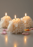 Sitting Sheep Candle