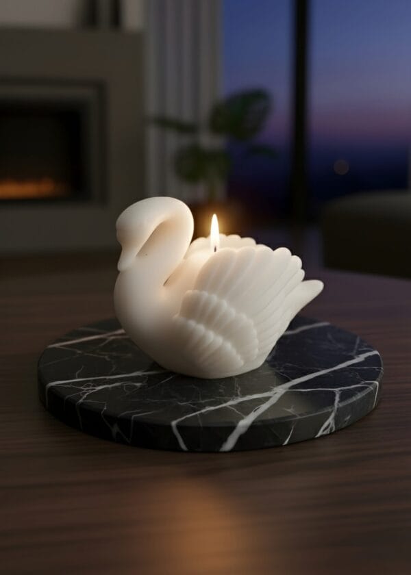 Swan Candle