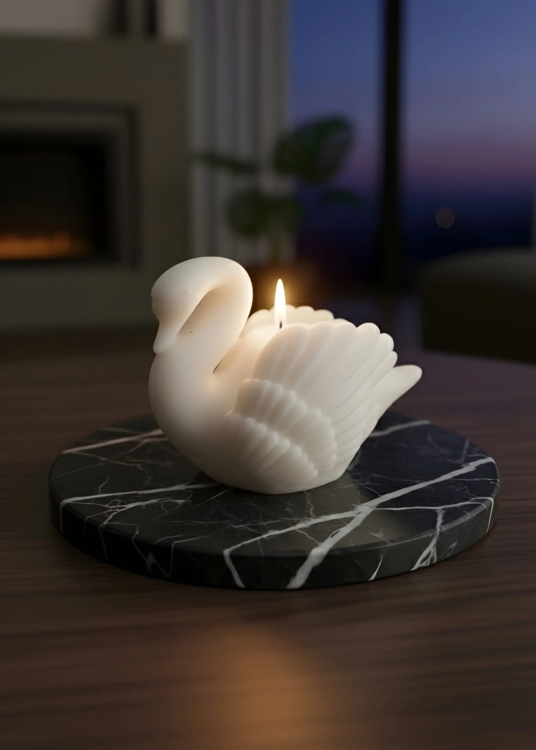 Swan Candle Swan Candle