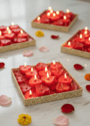 Twalight Heart Shaped Candles [Set of 6]