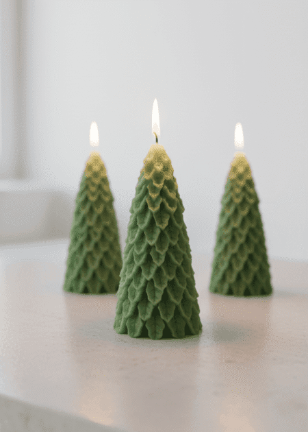 Christmas Tree Candle - Image 2