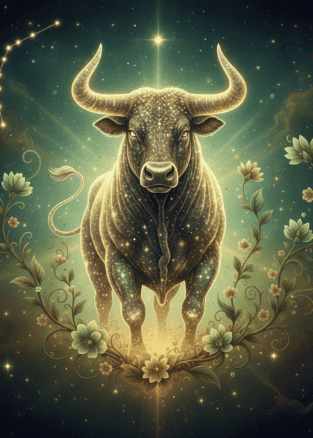 Taurus Zodiac Marble Glass Candle - Image 3